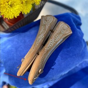 DONALD J. PLINER | Riki Embellished Ballerina Flat | EEUC | Women’s Size: 9M